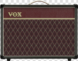 Front View Of Vox Amplifier   Vox Ac 15 C1 Limited Edition Maroon Bronco  HD Png Download