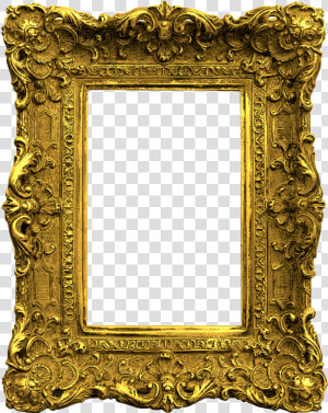 Gold Frame Free Download Png   Old Picture Frame Png  Transparent Png