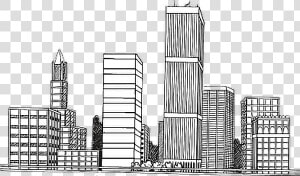  city  buildings  overlay  comicbook   City Drawing Transparent  HD Png Download