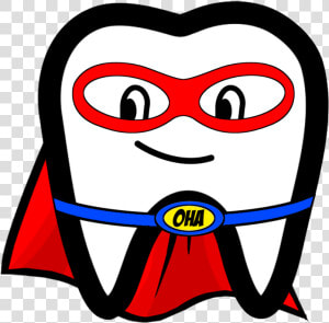 Teeth Clipart Superhero   Superhero Tooth Transparent  HD Png Download