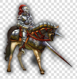 Knight Horse Warrior Spear Lance   Mounted Knight  HD Png Download