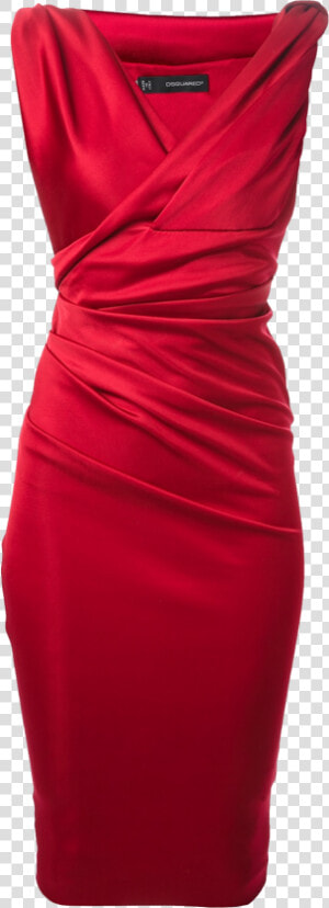 Silk Dress Red   Transparent Red Dress Png  Png Download