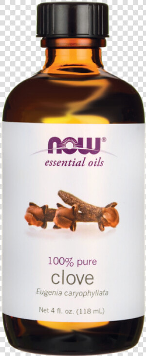 Now Foods Clove Oil 4 Fl Oz Liquid   Now Amber Oil  HD Png Download