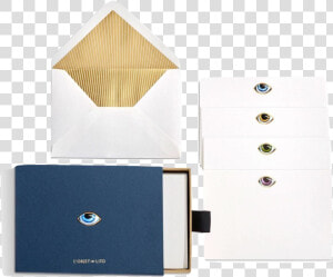 L Object Lito Eye Stationary Box   Earrings  HD Png Download