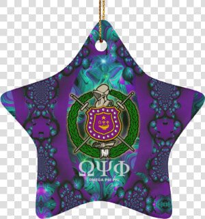 Omega Psi Phi   Purple And Green Art  HD Png Download