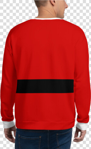 Santa Suit Unisex Sweatshirt   Sweater  HD Png Download