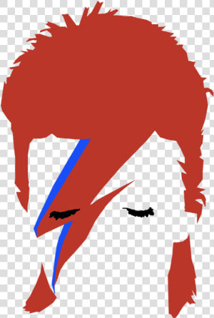 David Bowie Lightning Bolt Tattoo   David Bowie Aladdin Sane Tattoo  HD Png Download