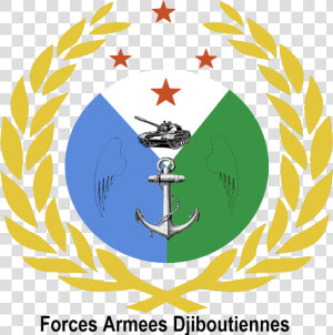 Emblem Of The Djiboutian Armed Force   Djibouti Armed Forces Logo  HD Png Download