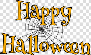 Halloween Spider Web Clipart Free Hd All Photo Png   Happy Halloween Spider Clipart  Transparent Png