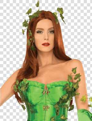 Secret Wishes Adult Poison Ivy Wig   Adult Poison Ivy Costume  HD Png Download