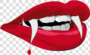 Fang Vampire Tooth Clip Art   Vampire Teeth Clipart Transparent  HD Png Download