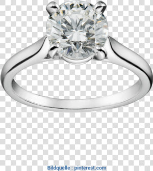 Beste Cartier Ring Mit Diamanten Bezel Set Engagement   Cartier Solitaire Engagement Ring  HD Png Download