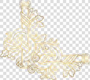 Decorative Corner Borders Transparent Download   Corner Decoration Png  Png Download