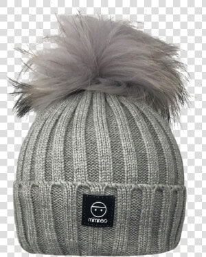 Angora Classic Line Hat Single Pompom Light Grey Winter  HD Png Download