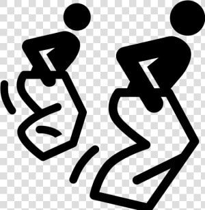 Collection Of Race   Sack Race Logo Clipart  HD Png Download