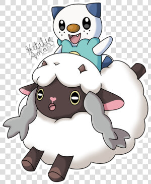 Oshawott And Wooloo  HD Png Download