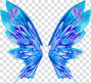  bark  blue  light  blue  white  beautiful  fairytail   Transparent Fairy Wings Png  Png Download