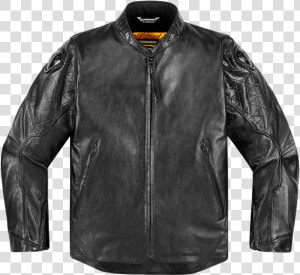 Icon 1000 Black Leather Retrograde Mens Motorcycle   Icon 1000 Jackets  HD Png Download