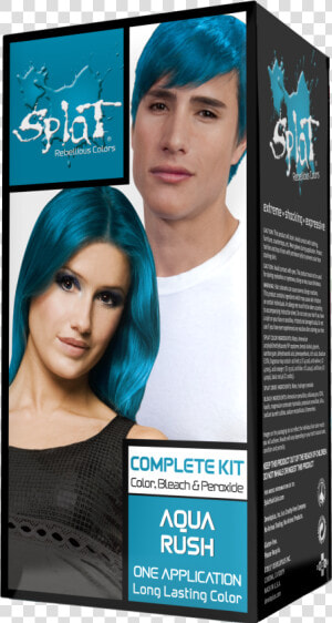 Permanent Aqua Hair Dye  HD Png Download