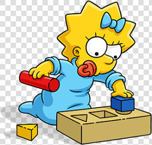 Maggie Simpson   Simpsons Characters Png  Transparent Png