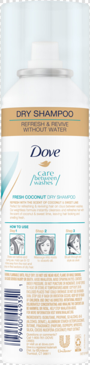 Dove Detox Dry Shampoo  HD Png Download