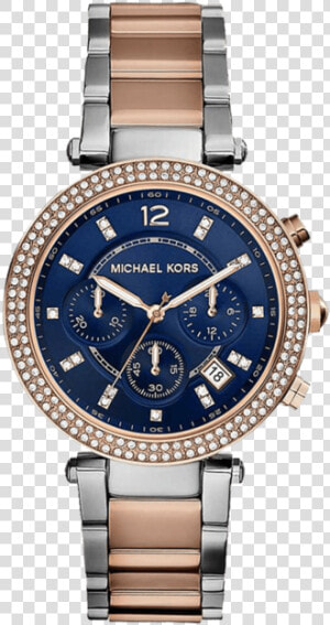 Michael Kors Ladies   Michael Kors Watches Blue Dial  HD Png Download