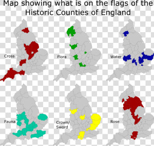 Counties Of England Flags  HD Png Download