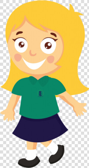 School Uniform   Primary School Animation  HD Png Download