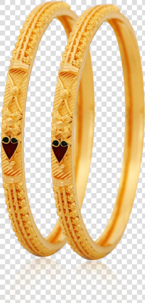 Trendy Golden Heart Bangles  HD Png Download