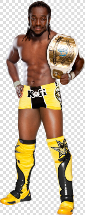 Kofi Kingston Clipart Title   Kofi Kingston Intercontinental Champion Png  Transparent Png