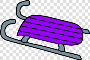 Sled  Purple   Sled  HD Png Download