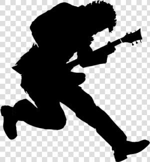 Guitarist Jumping  HD Png Download