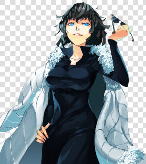 Human Hair Color Anime Black Hair Fictional Character   Fubuki One Punch Man Transparent  HD Png Download