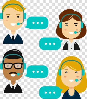 Transparent Call Center Agent Clipart   Clip Art Call Center Agent  HD Png Download