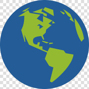 Globe Icon Facing America Clip Arts   Remote Sensing Applications In Civil Engineering  HD Png Download