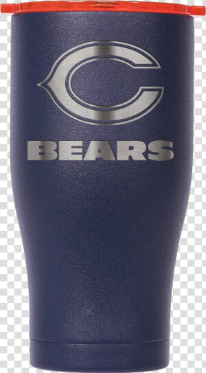 Chicago Bears Navy orange Etched Chaser 27oz   Chicago Bears  HD Png Download