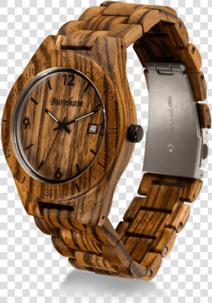 Wooden Watches Zebra Wood  HD Png Download