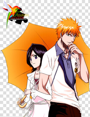 Rukia E Ichigo    Bleach   Ichigo And Rukia  HD Png Download