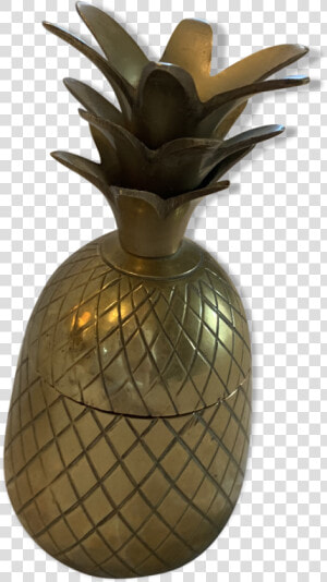 Pineapple In Brass Ice Bucket Src Https   Pineapple  HD Png Download