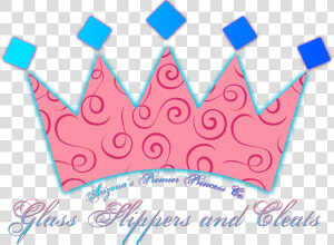 Glass Slippers And Cleats Logo   Greeting Card  HD Png Download