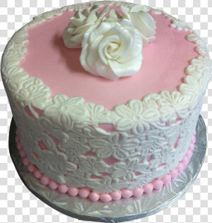 Pink Fondant Wedding Cake   Cake Decorating  HD Png Download