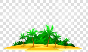 Seawater Clip Art Beach   Cartoon Island  HD Png Download