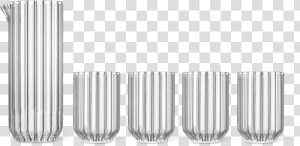 Dearborn Carafe With Dearborn Water Glass Set   Illustration  HD Png Download