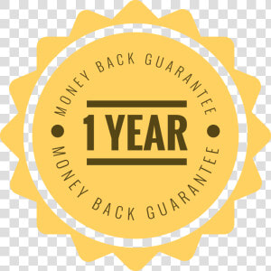 Transparent Money Back Guarantee Png   1 Year Money Back Guarantee  Png Download