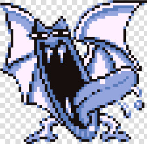 Pokemon Gen 1 Golbat Sprite  HD Png Download