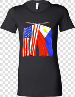 Philippines Flag T shirt Filipino American Flag Tee   Gender Reveal Team Girl T Shirt  HD Png Download