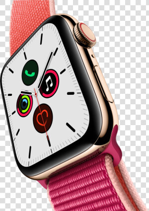 Apple Watch Series 5 Gold Aluminium  HD Png Download