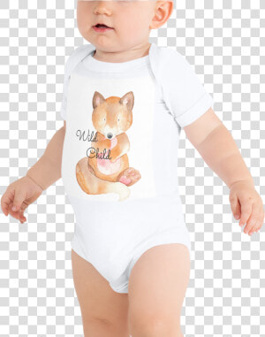 Wild Child Fox Unisex Baby Body Suit   Infant Bodysuit  HD Png Download