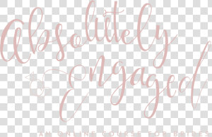 Absolutely Engaged Emily Cook Therapy   Calligraphy  HD Png Download