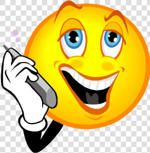 Call Duration Summaries Crazy Face Emoticon Facebook   Smiley Face On The Phone  HD Png Download